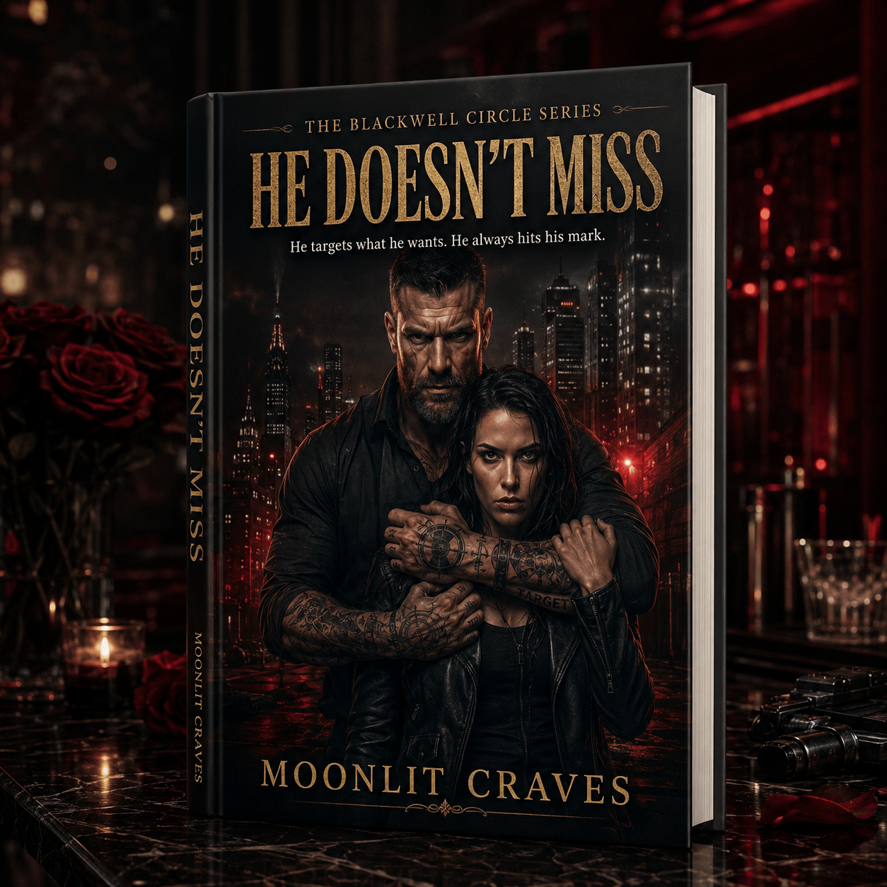 He Doesn’t Miss — The Blackwell Circle Book III - Moonlit Craves