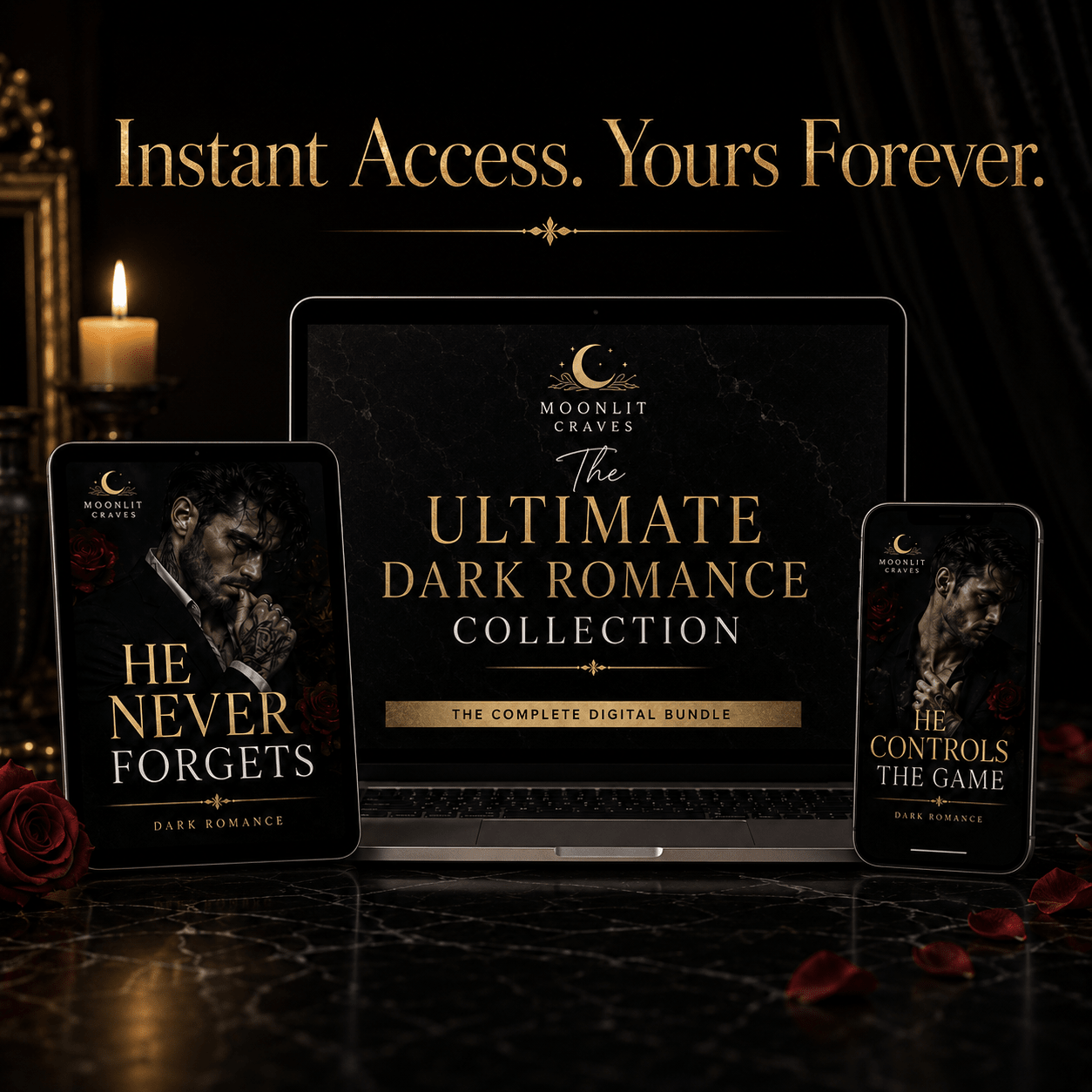 The Moonlit Craves Ultimate Dark Romance Collection - Moonlit Craves
